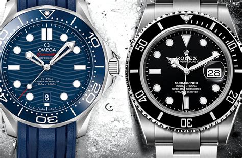 rolex omega collaboration|rolex submariner vs omega seamaster.